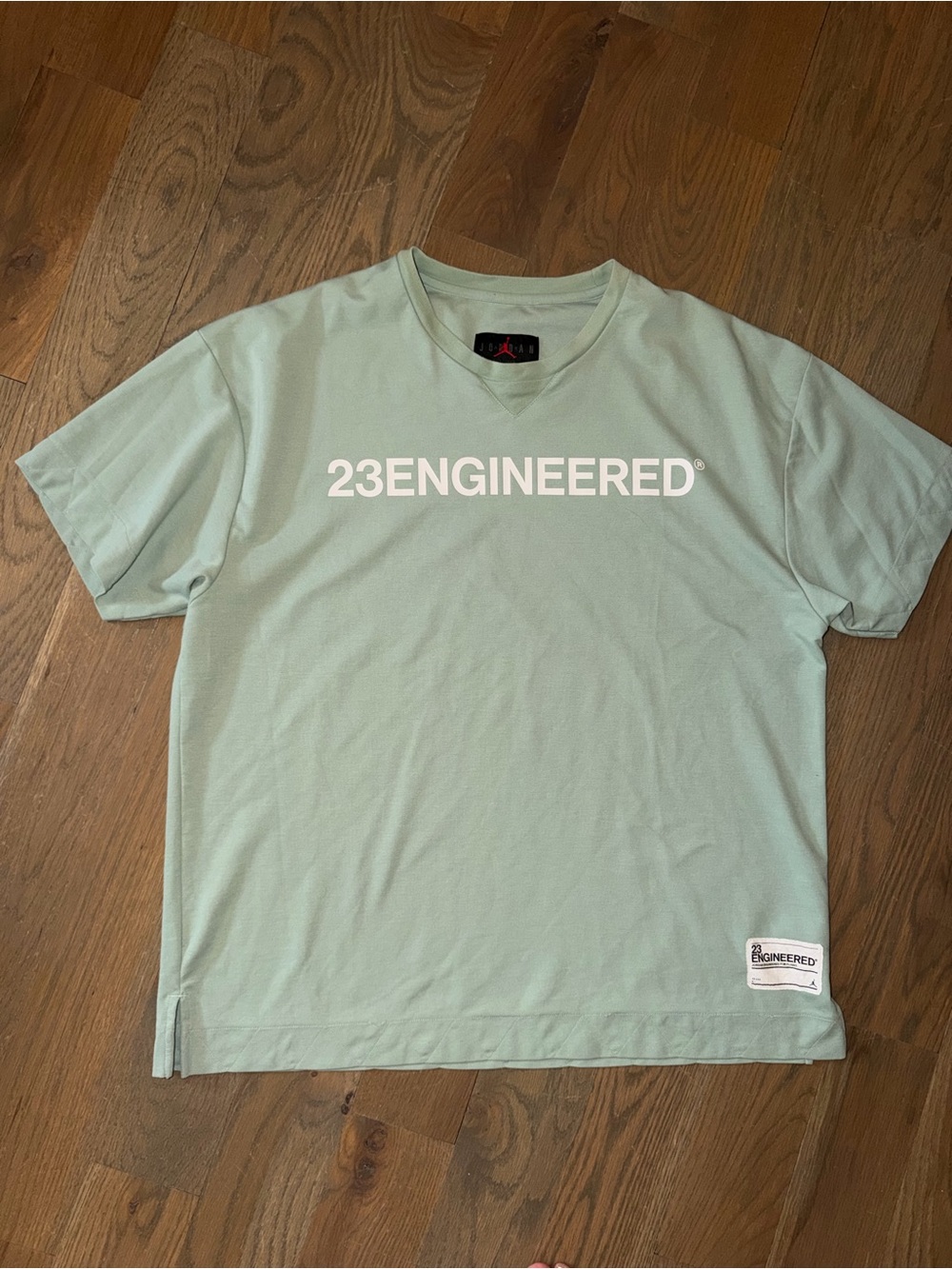 Jordan Sage Green 23ENGINEERED Short Sleeve Tee size Large